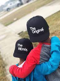 Mother And Daughter Matching Hats Birthday Twin Set Etsy In 2021 Big Brother Little Brother Family Baseball Shirts Toddler Wearing
