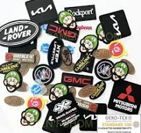 Emblema Personalizado Em relevo 2D / 3D Patch de Borracha de PVC/Silicone