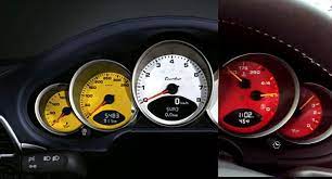 Customized Porsche 996 Porsche 996 997 Custom Colored Gauges Red Yellow White Silver Porsche Custom Porsche Porsche Boxster