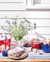 You can incorporate plain, scented or novelty candles in your holiday décor. Fourth Of July Crafts And Decorations That Show Your Red White And Blue Spirit Martha Stewart