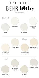 Best Behr White Paint Colors For Exteriors Paint Colors For Home White Paint Colors Behr Exterior Paint Colors