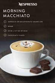 Macchiato Recipe Coffee Recipes Nespresso Recipes Coffee Drink Recipes