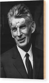 Samuel Beckett Wood Print by Reg Lancaster