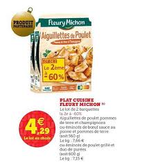 Offre Plat Cuisine Fleury Michon Chez Super U
