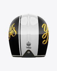 Download Download Vintage Motorcycle Helmet Mockup Back View Object Mockups Mockup Free Download