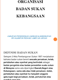 Definisi / arti kata samaada tidak ada di kbbi, kami beri cara munulis yang baik dan benar. 2perlembagaan Organisasi Badan Sukan Kebangsaan