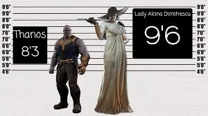 Countess alcina dimitrescu (オルチーナ・ドミトレスク oruchīna domitoresuku), commonly referred to as lady dimitrescu, was a mutant human aristocrat. Thanos And Lady Dimitrescu Height Comparison Thanosdidnothingwrong