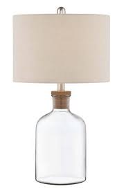 Patriot Lighting Carrie 1 Light 24 5 H Fillable Clear Glass Table Lamp Clear Glass Table Lamp Glass Table Lamp Lamp