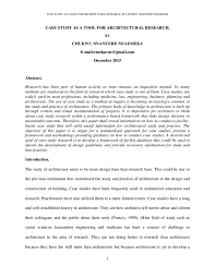 To identify factors affecting communication in code. Pdf Case Study As A Tool For Architectural Research Chukwu Nanee Cnn Nnaemeka And Chukwu N Nnaemeka Academia Edu