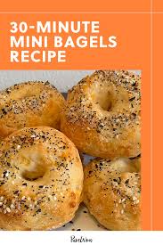 You Have To Try My Mom S Recipe For 30 Minute Mini Bagels Mini Bagels Mini Bagels Recipe Recipes