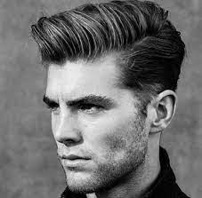 Downtown Las Vegas Hi Rollers Barbershop Mens Hairstyles Pompadour Medium Hair Styles Pompadour Men