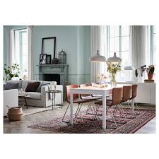 Extending dining table sets uker. Ekedalen White Extendable Table Min Length 180 Cm Ikea