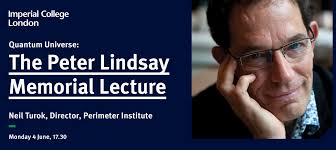 The Annual Peter Lindsay Memorial Lecture 2018: Neil Turok