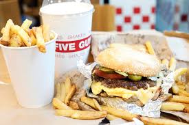 | bacon cheese burger + hot dog, oreo milkshake, & fries канала kc let's eat. Five Guys Singapore Famous American Burgers At Plaza Singapura Rather Pricey Though Danielfooddiary Com
