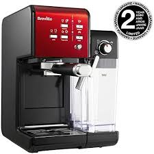Breville Prima Latte Ii Machine A Cafe Espresso Latte Et Cappuccino Pompe Professionnelle 15 Bars Et Mousseur A Lait Ro Cappuccino Machine A Cafe Latte