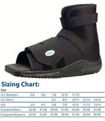 Details About Darco Slimline Cast Boot Shoe Black Square Toe New All Sizes Post Op Medsurg