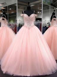 Ball Gown Cap Sleeve Sweet 16 Light Pink Beaded Quinceanera Dress Light Pink Quinceanera Dresses Quinceanera Dresses Pink Pretty Quinceanera Dresses