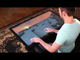 Playing Minecraft On 46 Multitouch Coffee Table With Android 4 4 Kitkat Youtube How To Play Minecraft Minecraft Augmented Reality