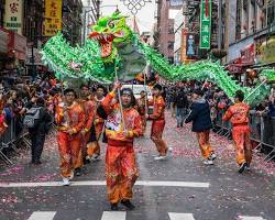 Image of Lunar New Year decorations in NYC