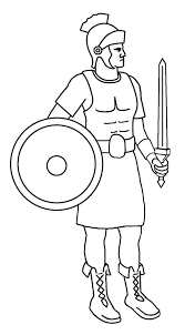 A Roman Soldier From Late Ancient Rome Coloring Page Roman Soldiers Ancient Rome Ancient Rome Kids