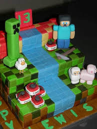 Minecraft Cake Minecraft Geburtstag Kinder Torten Kindergeburtstag