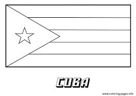 Looking for free flag coloring pages? Cuba Flag Coloring Pages Printable