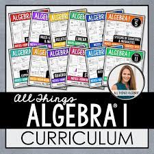 Standardized tests can be scary. 3 Algebra 1 Curriculum All Things Algebra