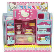 Hello Kitty Mini Kitchen Refrigerator Fridge Miniature Pretend Play Toy For Kid Ebay