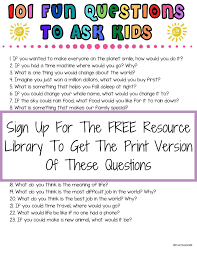 Prepare to get to know your friends even better and find out their dirty secrets. 101 Fun Questions To Ask Kids To Know Them Better Mom Hacks 101