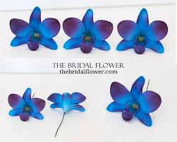 Check spelling or type a new query. Purple Blue Silk Galaxy Orchid Hair Pick The Bridal Flower Silk And Real Touch Wedding Bouquets