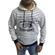 Gold Medals Erkek Fit Kesim Kapsonlu Baskili Sweatshirt Beyaz Kapsonlular Fit Erkek Sweatshirt