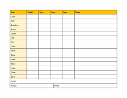 40 Effective Workout Log Calendar Templates Template Lab