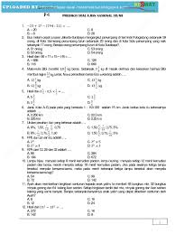 Download soal uts / pts matematika kelas 6 sd/mi kurikulum 2013 semester 1 terbaru rief awa. 40 Soal Try Out Sd Kelas 6 Pelajaran Matematika Pdf