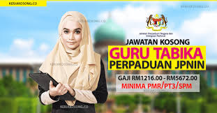 Berikut merupakan maklumat iklan kerja kosong yang ditawarkan oleh majikan terlibat. Jawatan Kosong Guru Tabika Perpaduan Minima Pmr Pt3 Spm Gaji Rm1216 00 Rm5672 00