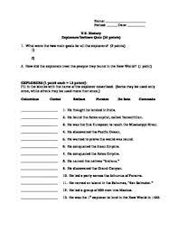 Jul 08, 2021 · get your game of geography trivia started with some of the best geography trivia questions and answers out there. Explorers Quiz Worksheets Teaching Resources Tpt