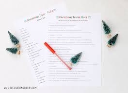Christmas trivia games printable v2 author: Christmas Trivia Quiz Free Printable The Crafting Chicks
