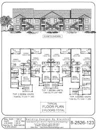 Building Designs By Stockton Plan 8 2526 123 Duplex Floor Plans House Layout Plans Apartment Floor Plans