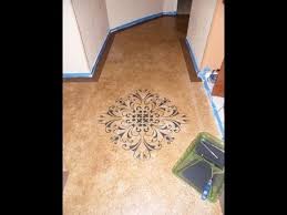 To create polished concrete floors, the surface is ground down with progressively finer abrasive pads. Diy Paint With Concrete Stain Budget Friendly Beautiful Floors Youtube