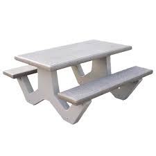 Concrete picnic tables for sale near me. Concrete Picnic Tables Maintenance Free For Public Places