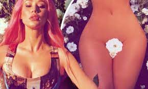 Iggy Azalea strips nude using single rose to protect her modesty | Daily  Mail Online