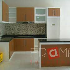 Temukan beberapa contoh kitchen set untuk mempercantik desain dapur anda agar tetap tampil minimalis dan rapi. Jual Kitchen Set Minimalis Murah Free 3d Desain Kota Tangerang Frama Furniture Tokopedia