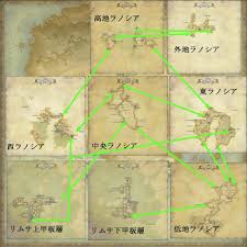 Ff14 ラノシア マップ リムサ Finalfantasy Xiv Jpn Advanture