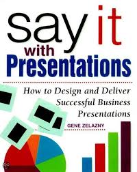 Bol Com Say It With Presentations Ebook Gene Zelazny