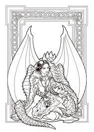 But pan is also a moon god, raised by nymphs, spirit of woods and fields. Dragon Enchantress Lines By Deviantashtareth On Deviantart Dragon Coloring Page Coloring Pages Coloring Books