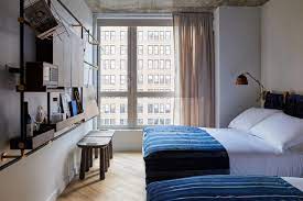 New Lodging For The Creative Class Made Hotel In New York City Remodelista Hotels Room Home Home Bedroom