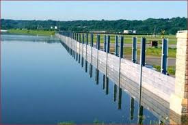 A flood wall (or floodwall) is a primarily vertical artificial barrier designed to temporarily contain the waters of a river or other waterway which may rise to unusual levels during seasonal or extreme weather events. 34 Flood Wall Ideas Flood Wall Flood Flood Barrier