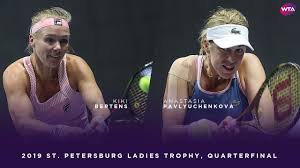 Must do a fed cup preview … Kiki Bertens Vs Anastasia Pavlyuchenkova 2019 St Petersburg Ladies Trophy Quarterfinal Youtube