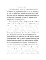 A position paper is an essay that presents an opinion about an issue, typically that of the author or another specified entity; Family Position Paper 2 Family Position Paper The Concept Of A Traditional Family Has Been Going On For A Long Period Of Time Which Is Basically That Course Hero