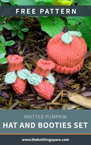 The printable version is an instant download that conveniently prints on 1 page. Knitted Pumpkin Hat And Booties Set Free Knitting Pattern