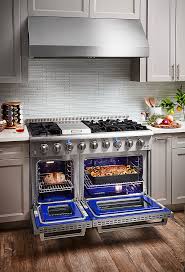 Who owns thor kitchen appliances. Thor Kitchen 6 7cu Ft Freestanding Double Oven Convection Gas Range Stainless Steel Hrg4808u Best Buy